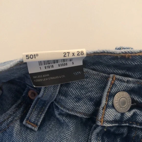 NWT! Levi’s 501 skinny jeans - no stretch. Perfect condition! - Picture 6 of 9